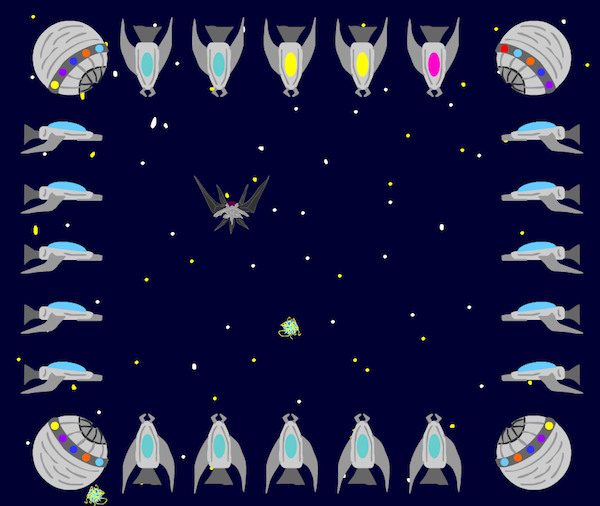 image of a space battle game