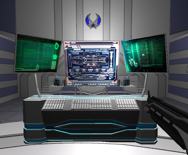 screenshot of a spaceship level